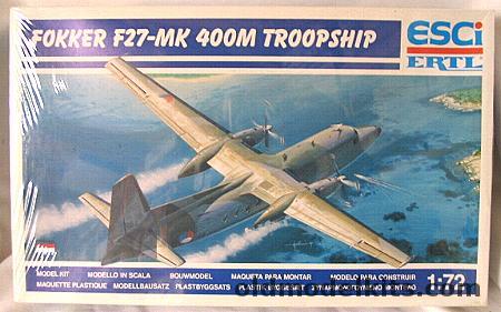 ESCI 1/72 Fokker F-27-MK 400M Troopship - (F-27), 9112 plastic model kit